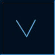 A small V shape
